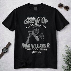 Hank Williams Jr Grew Up Listening Graphic Tee | Country Music Outlaw Shirt